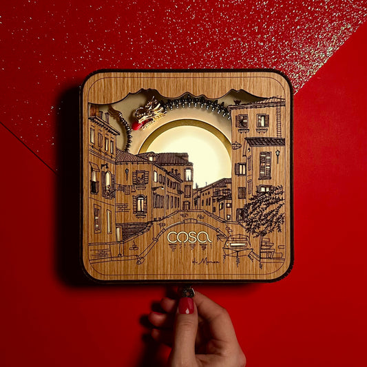 Scatola regalo in legno esclusiva.