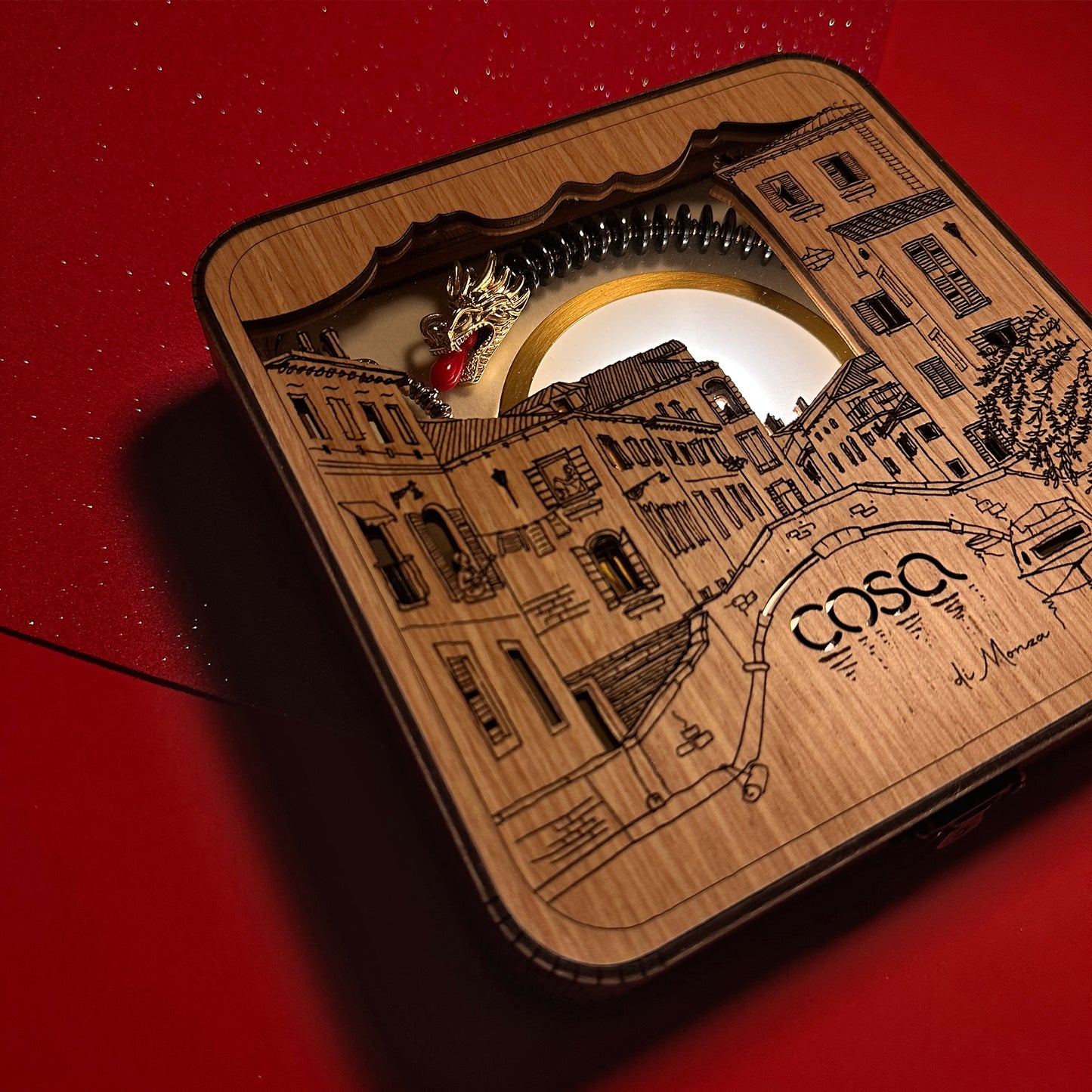 Scatola regalo in legno esclusiva.