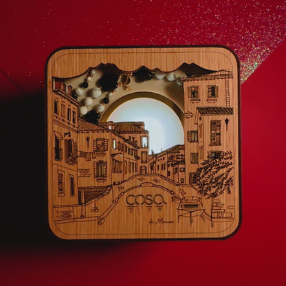 Scatola regalo in legno esclusiva.